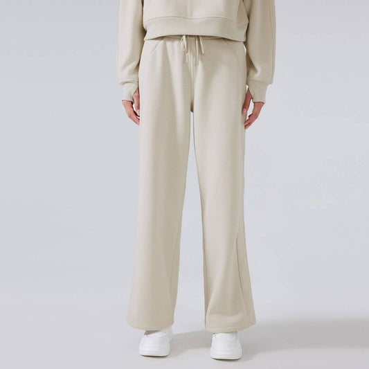 Women's Fleece Lined Wide-Leg Sweatpants