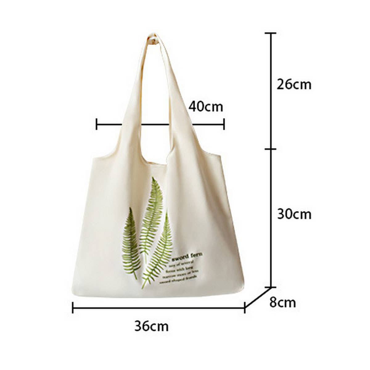 Vintage Canvas Shoulder Tote Bag for School_CWAB5622