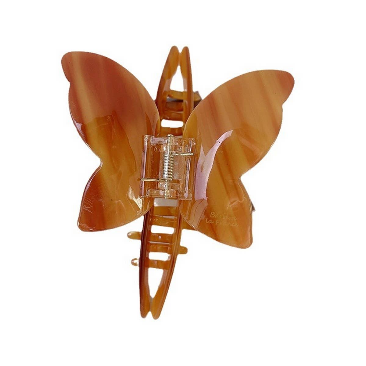 ALL-MATCH BROWN BUTTERFLY WING HAIR CLIP_CWAHA1330