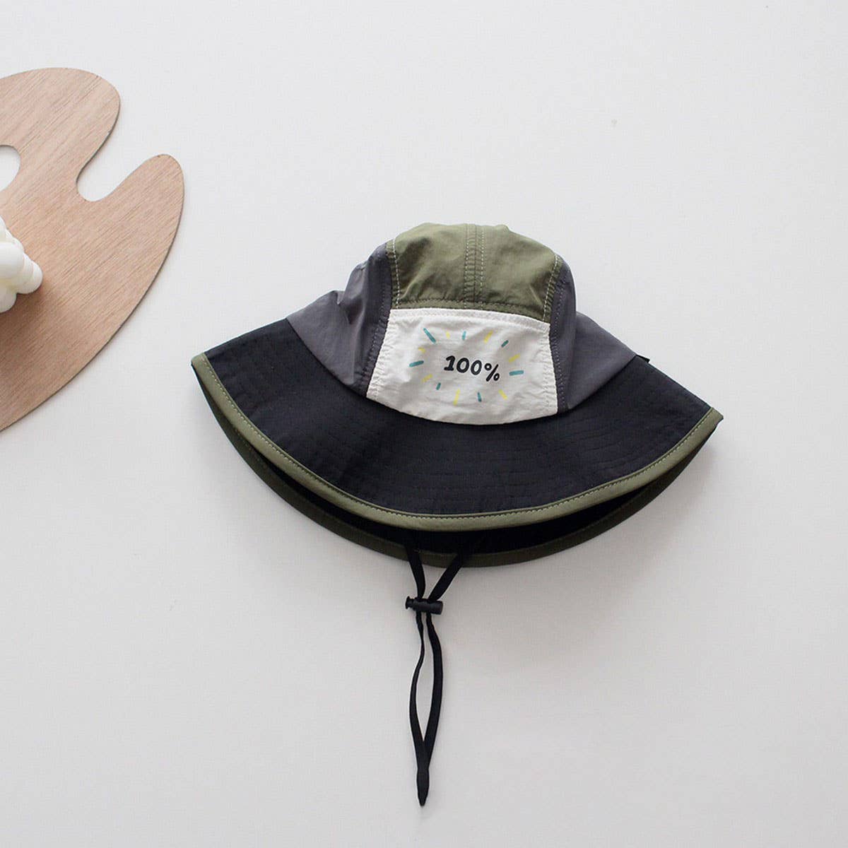 CHILDREN'S FASHION CONTRAST COLOR BUCKET HAT_CWAH2877