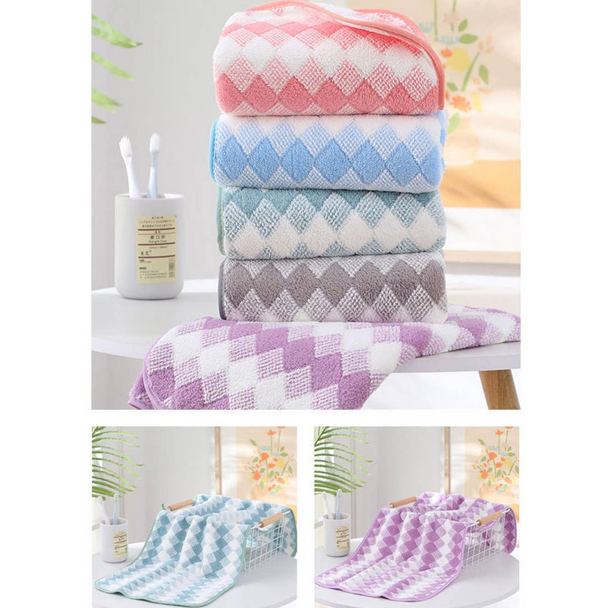 SOFT ABSORBENT CORAL FLEECE FACE TOWEL_CWASC1635