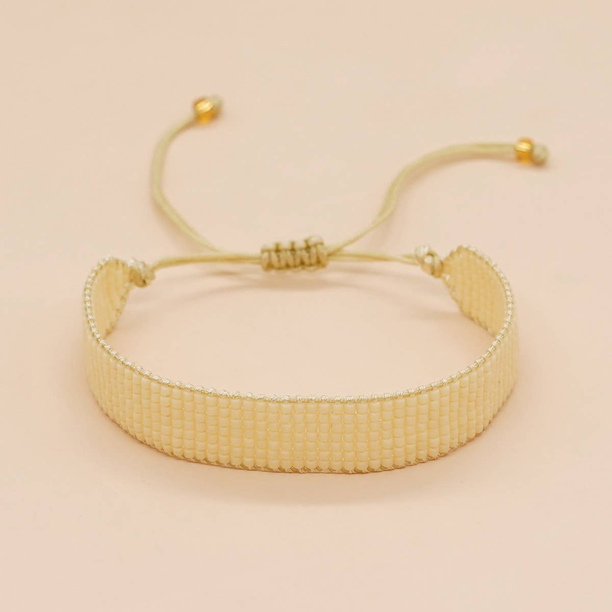 COLORFUL 3-ROW RICE BEAD BRAIDED BRACELET