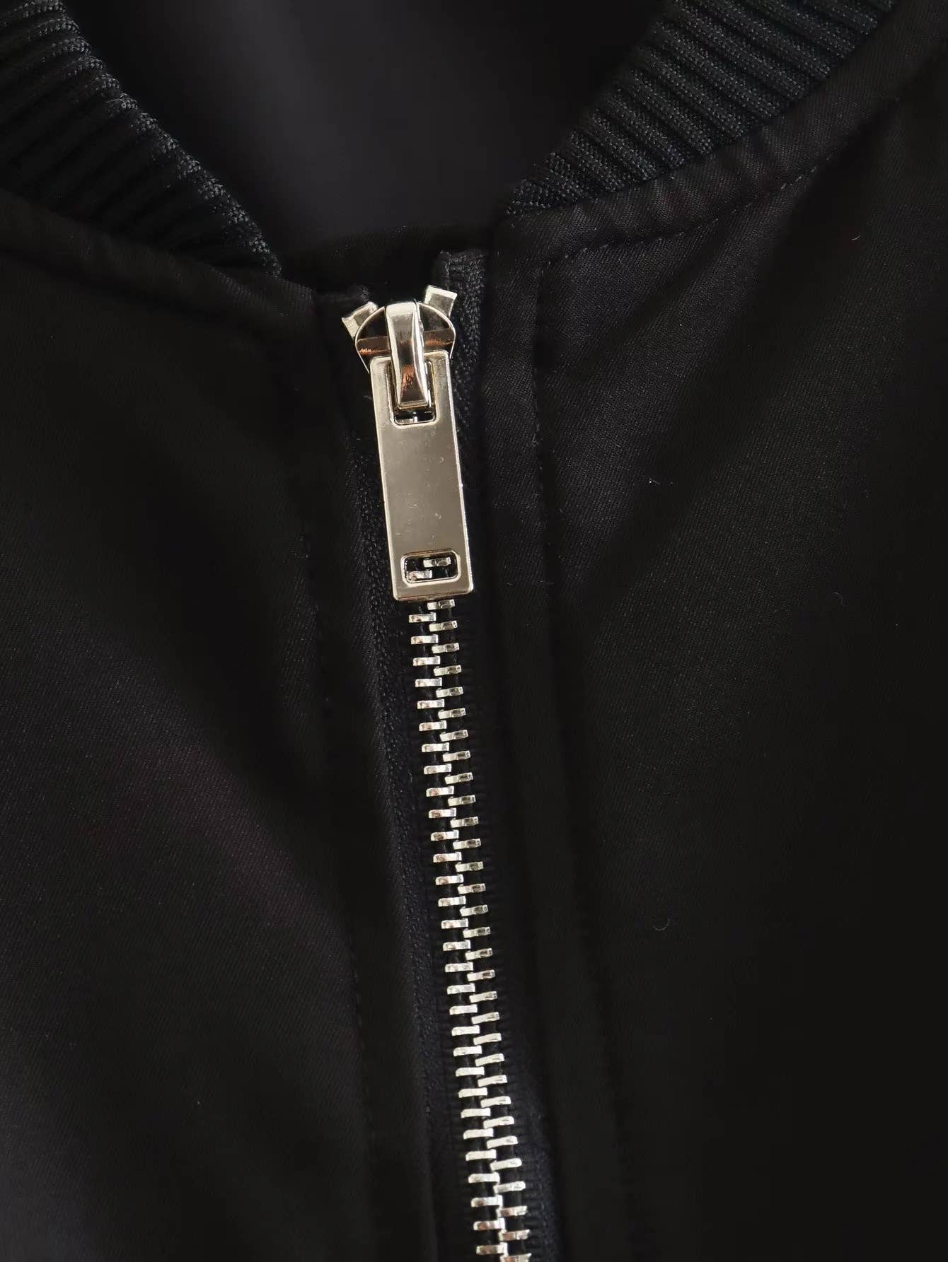 Urban casual loose solid-color pilot jacket coat