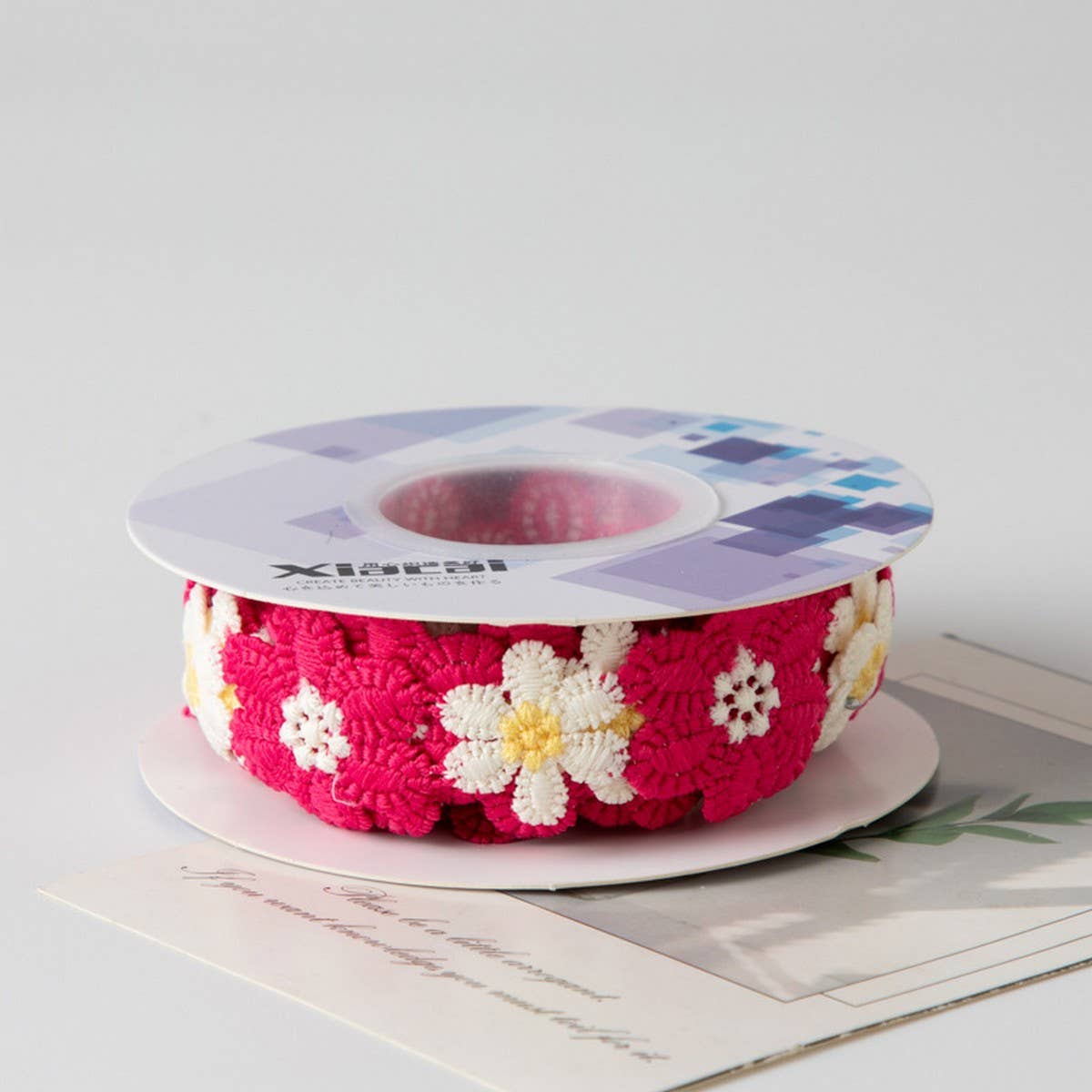 LACE EMBROIDERY FLOWER LACE DIY FABRIC RIBBON