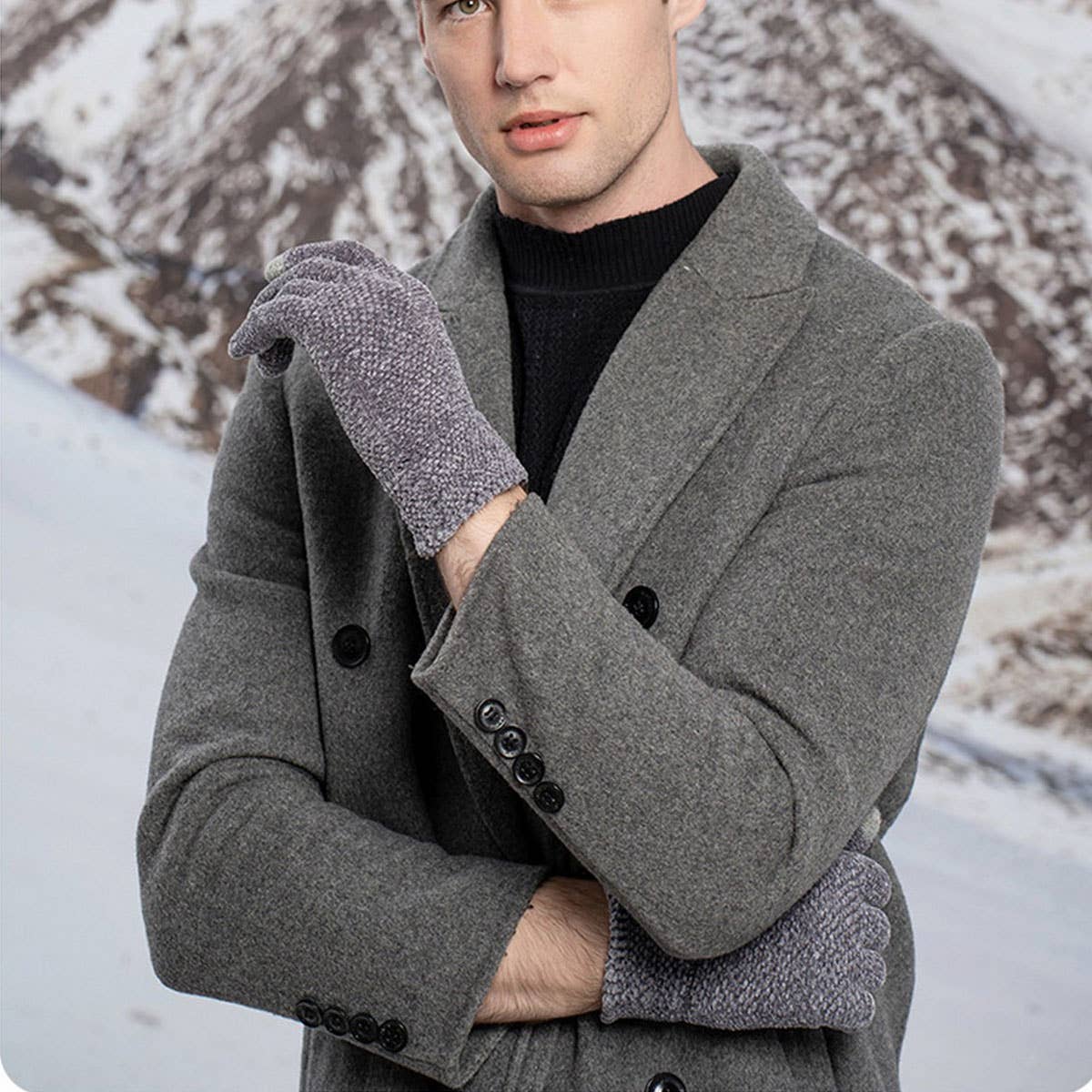 WINTER OUTDOOR TOUCH SCREEN GLOVES FOR WOMEN_CWAG0399