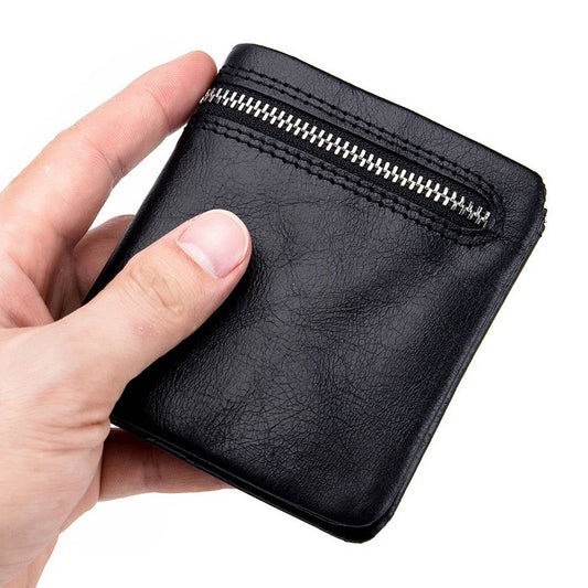 ULTRA-THIN RETRO VERTICAL SMALL POCKET WALLET_CWAB3819