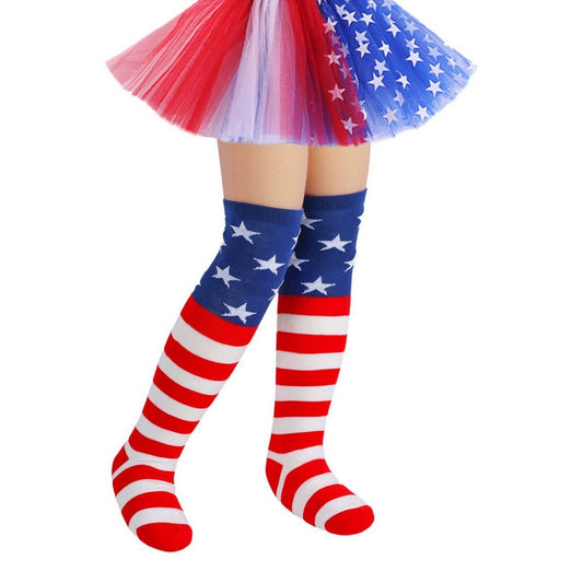 CWMM10083_KIDS STAR &AMP STRIPES SOCKS &AMP GLOVES SET