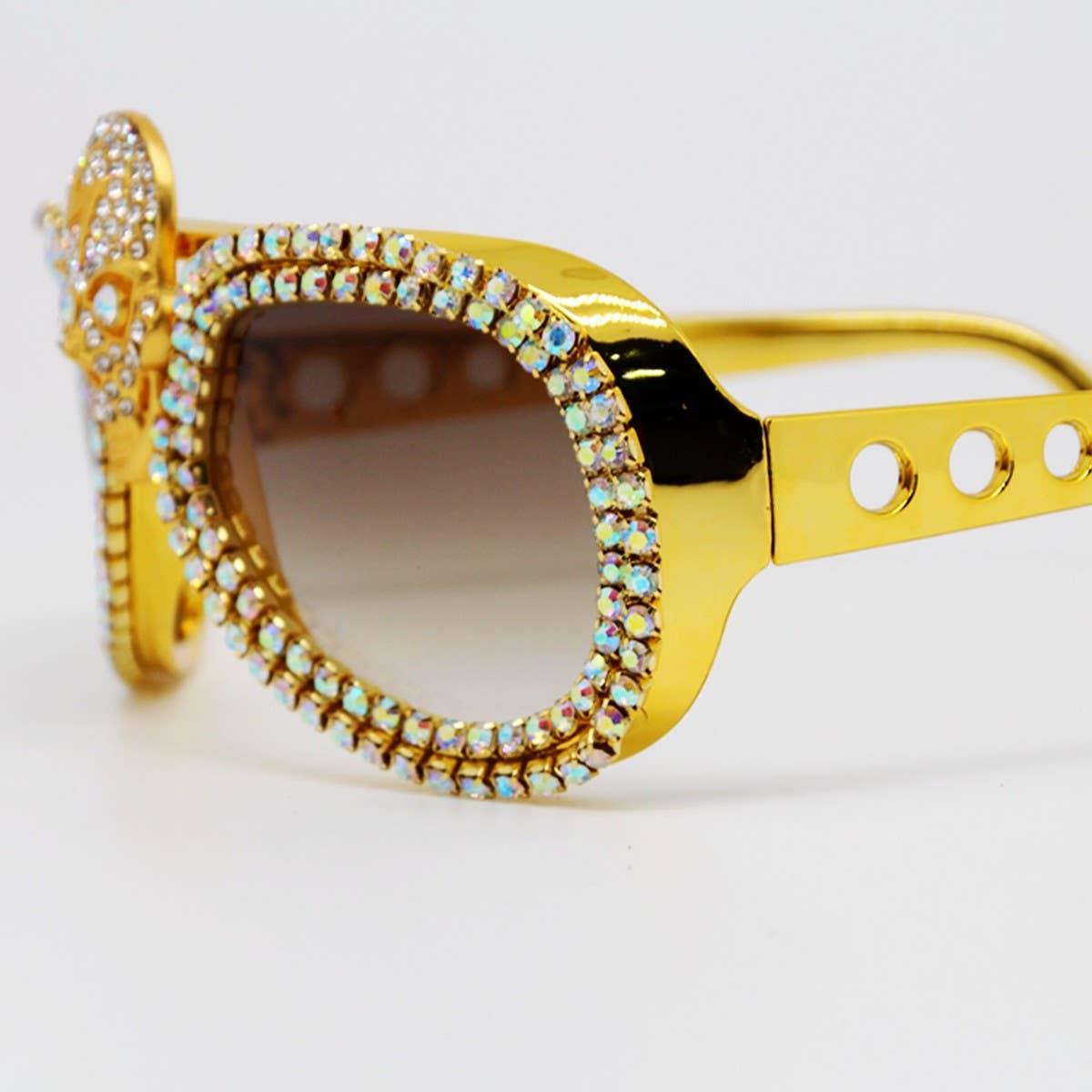 ELVIS BALL RETRO PERSONALIZED DIAMOND SUNGLASSES