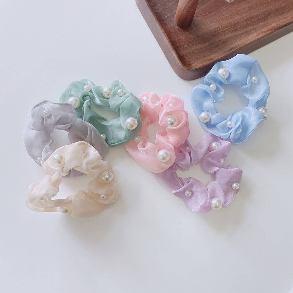 CHILDREN'S PEARL PURE COLOR HAIR TIE