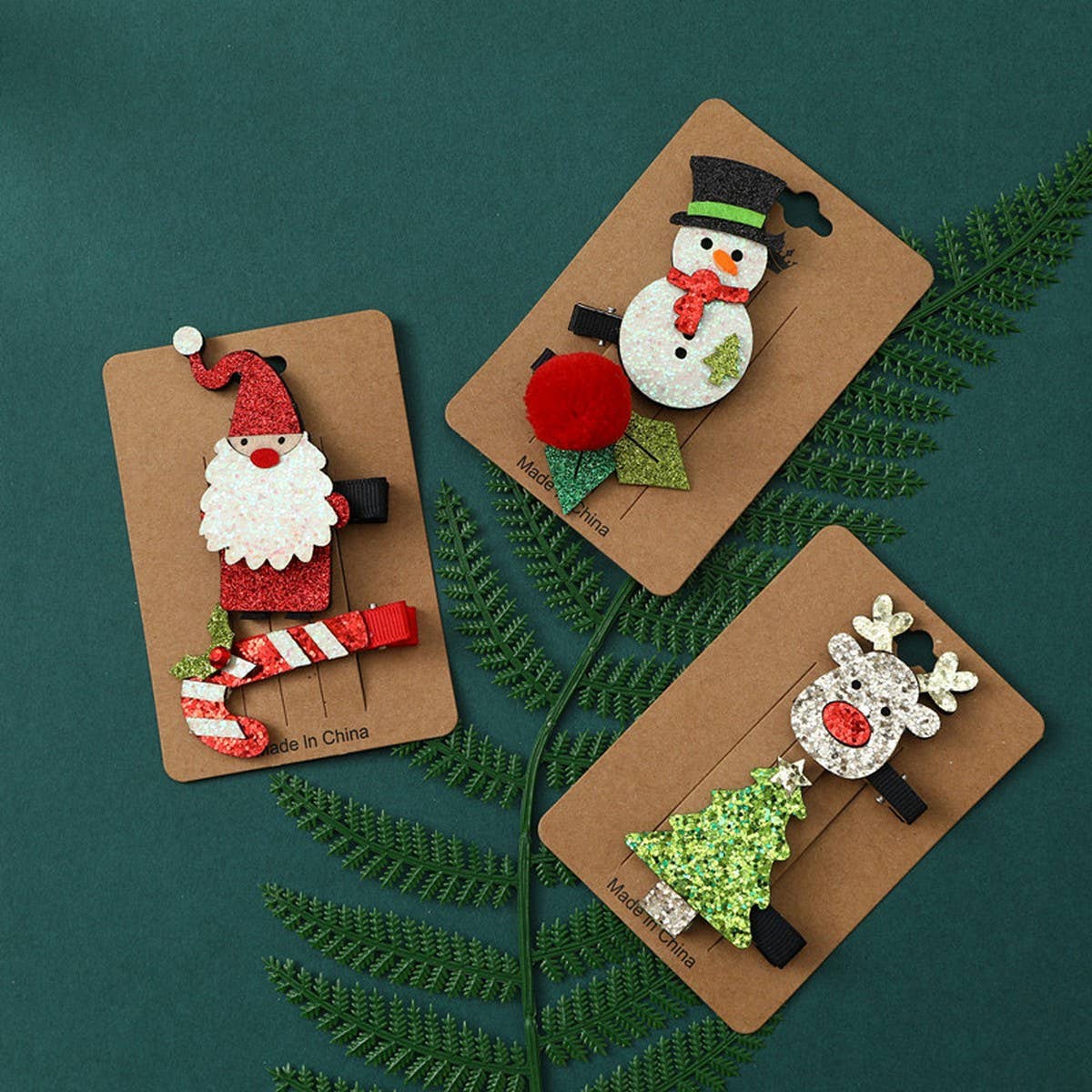 CHRISTMAS CHILDREN GIRLS HOLIDAY HAIR CLIP