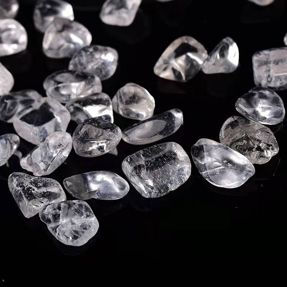 Natural Clear Quartz Crystal Chips