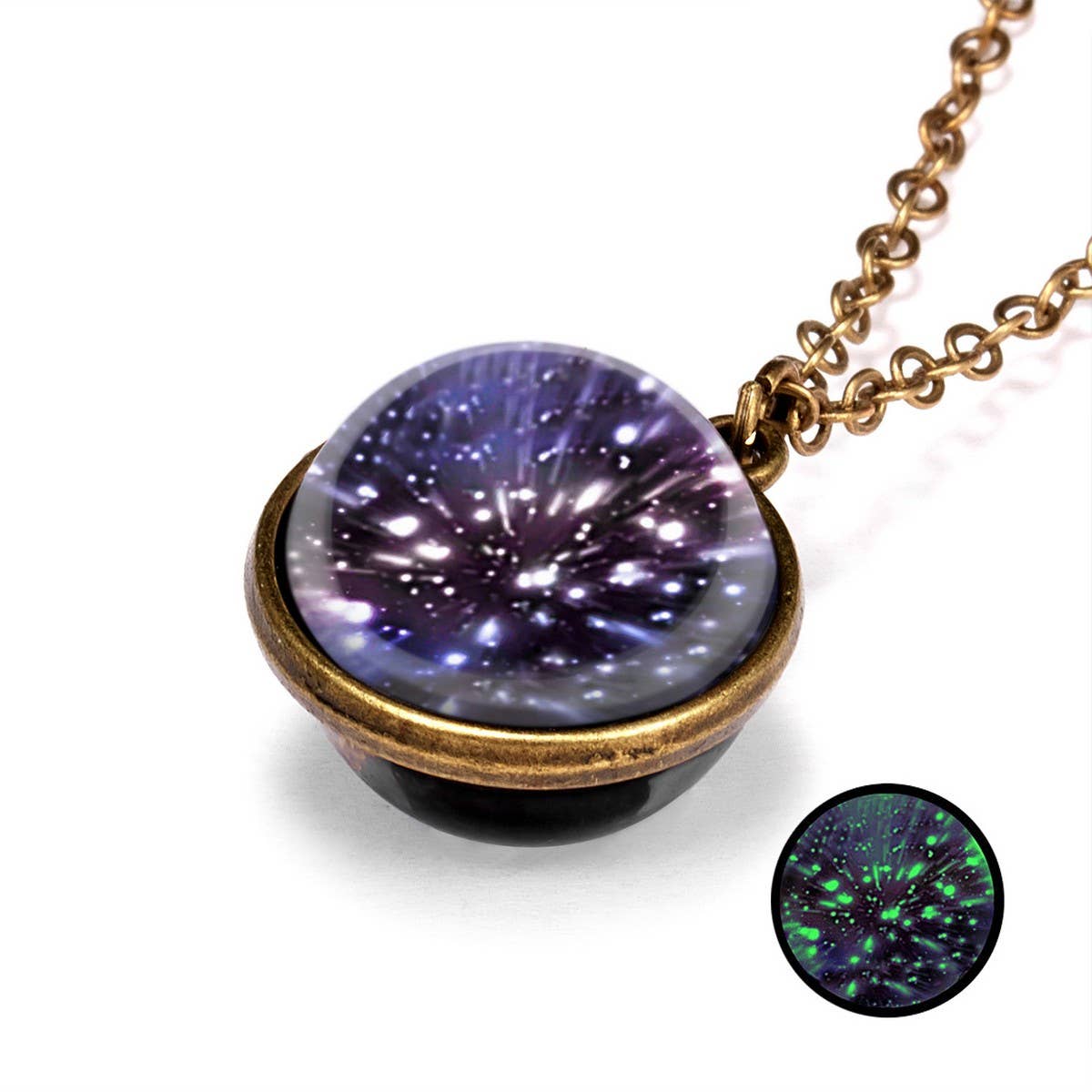 CWAJE2502_LUMINOUS DOUBLE-SIDED UNIVERSE STARRY SKY NECKLACE