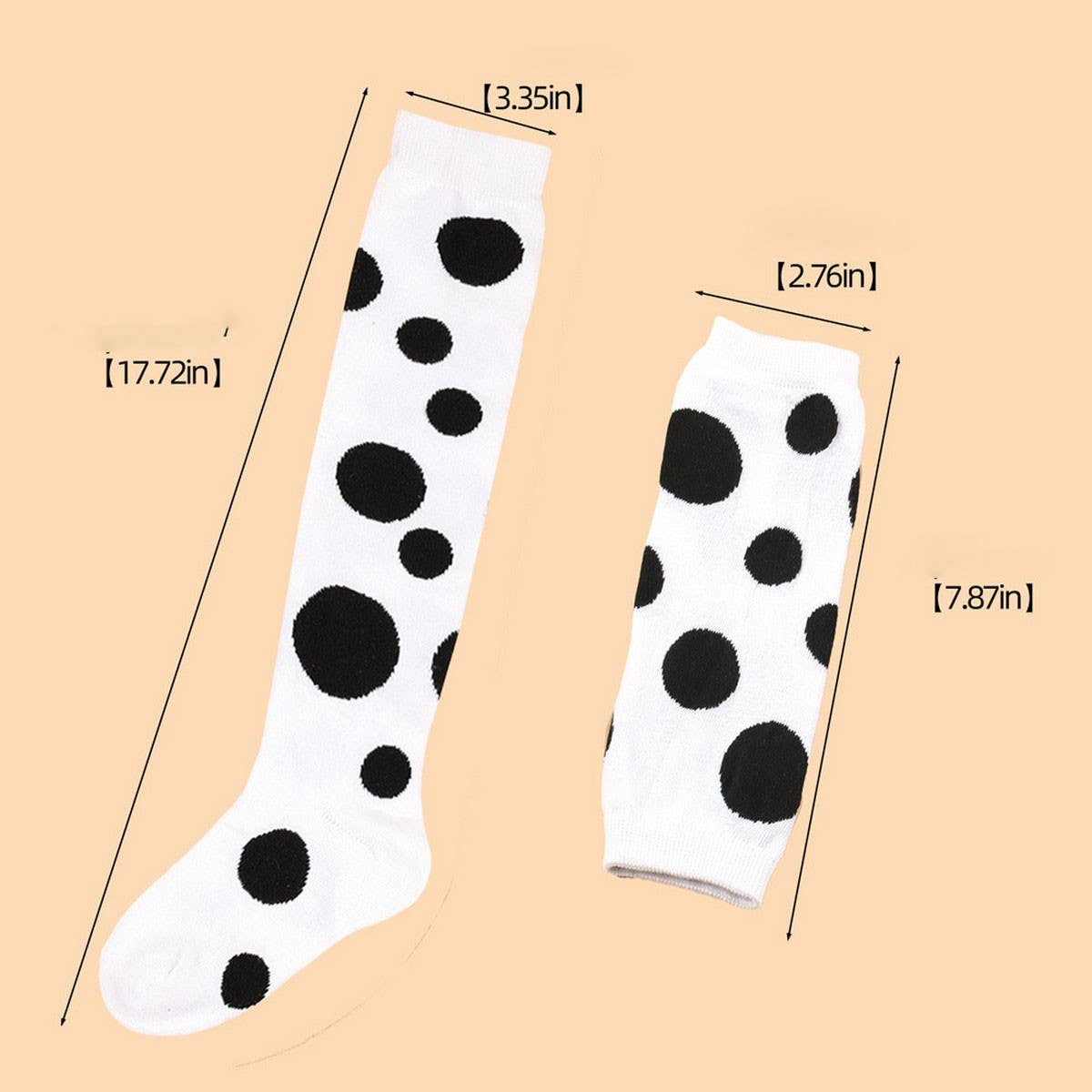 CWMM10070_KIDS POLKA GLOVES &AMP SOCKS SET COSPLAY