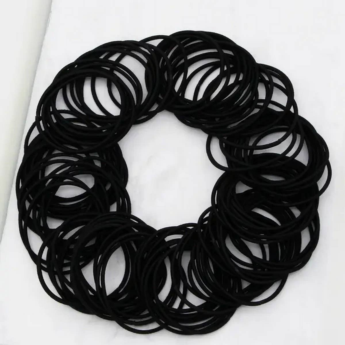 100PCS MULTI COLORED ELASTICS HAIR TIES SCRUNCHIES_CWAHA0136