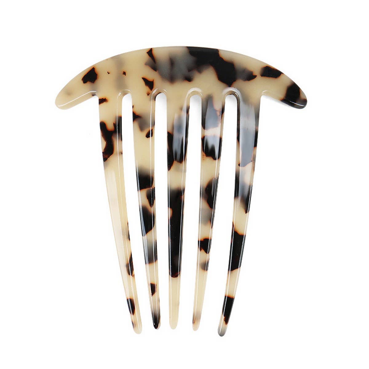 ACETATE PLATE HAIR COMB FIVE-TOOTH HAIRACCESSORIES_CWAHA4216