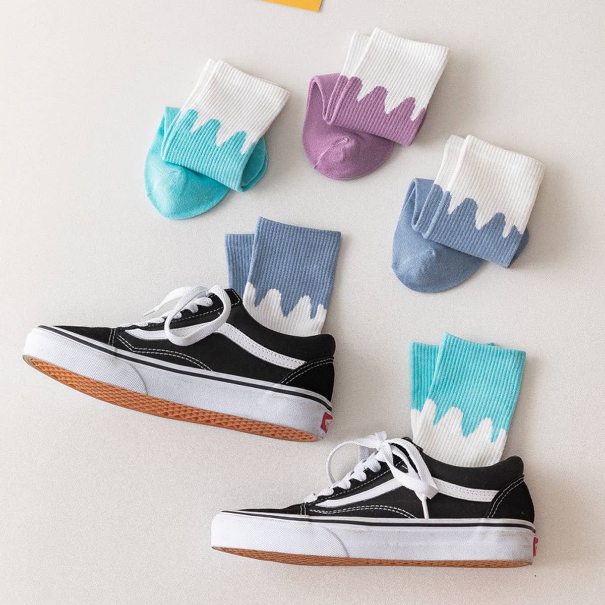 NEW BREATHABLE JACQUARD SOCKS