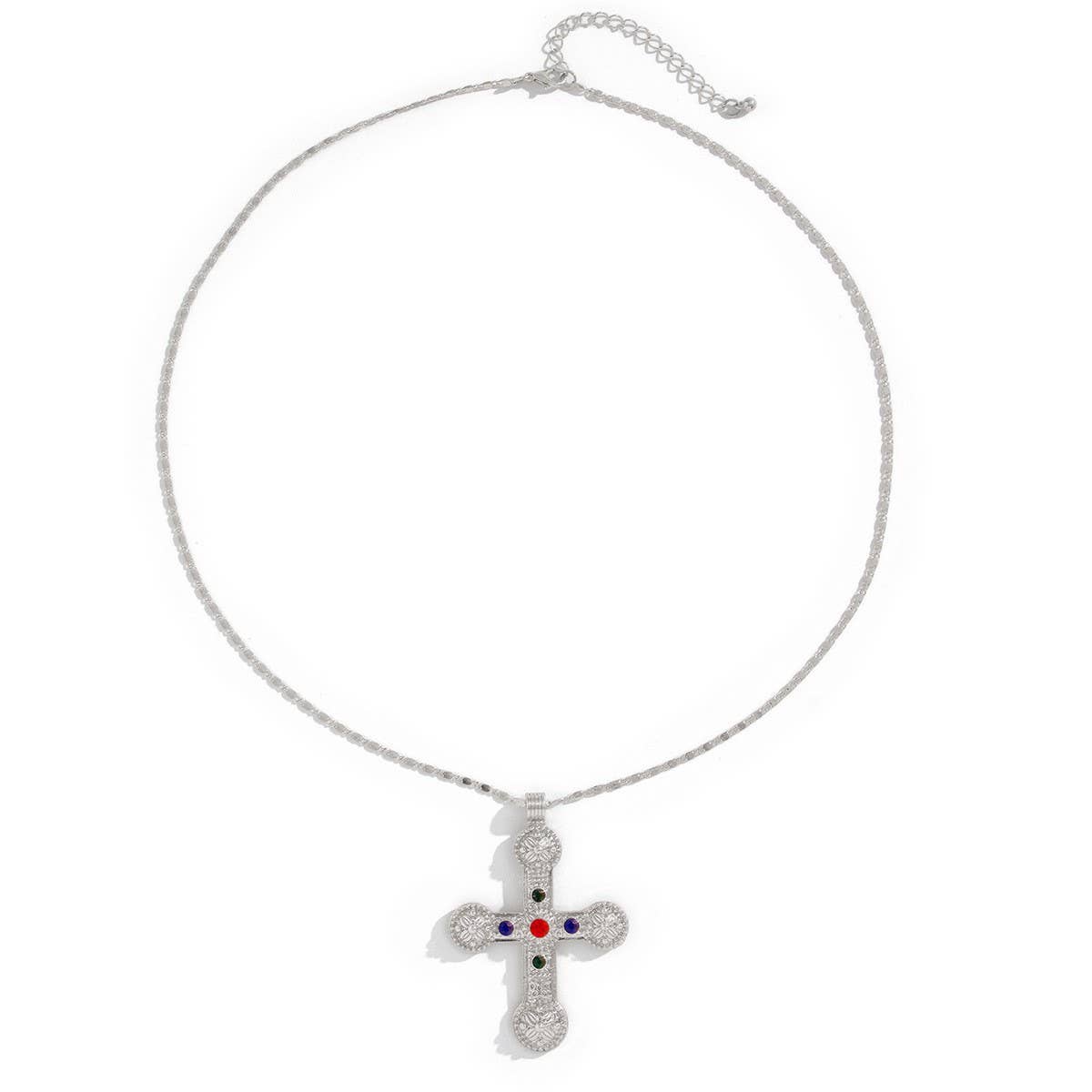 PEARL CROSS PERSONALIZED ALL-MATCH NECKLACE_CWMM3128
