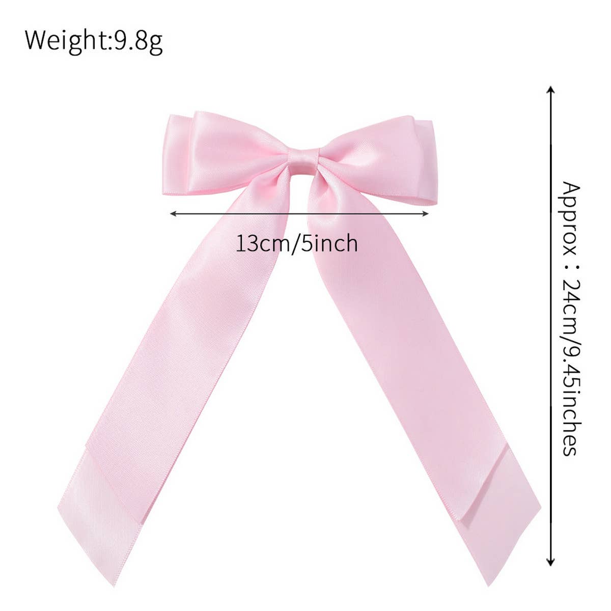 CHILDREN'S CANDY COLOR RIBBON BOW HAIRPIN