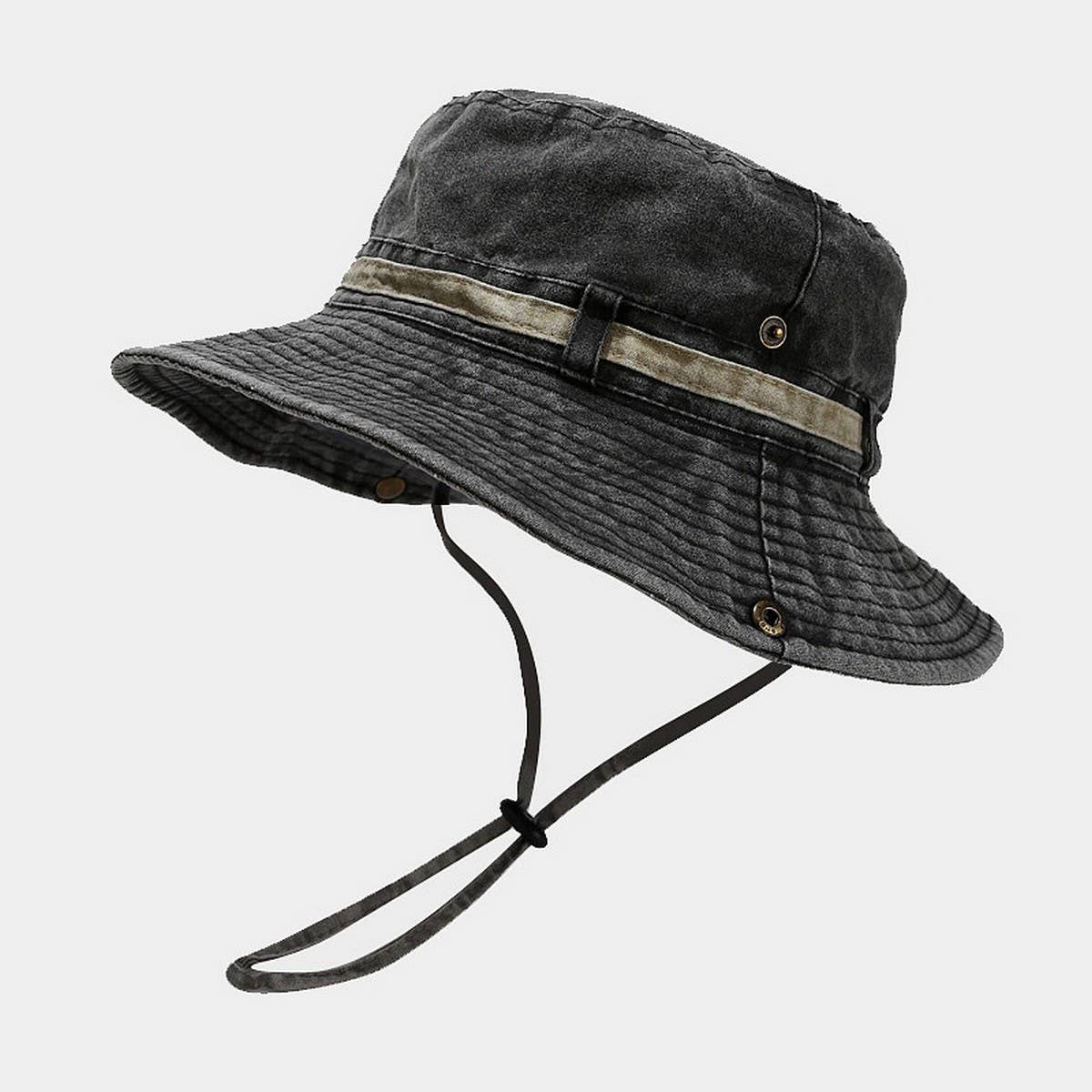 Washed Cotton Outdoor Sun Hat for Men & Women_CWAH3826