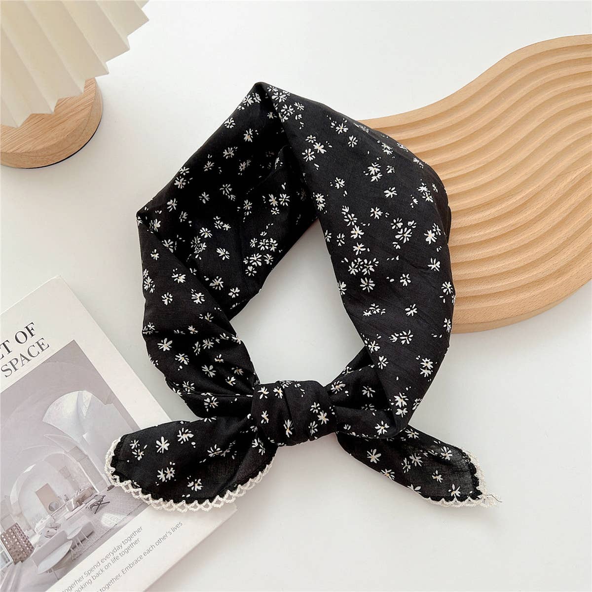Cotton Linen Square Scarf for Women¡¯s Neck Wrap