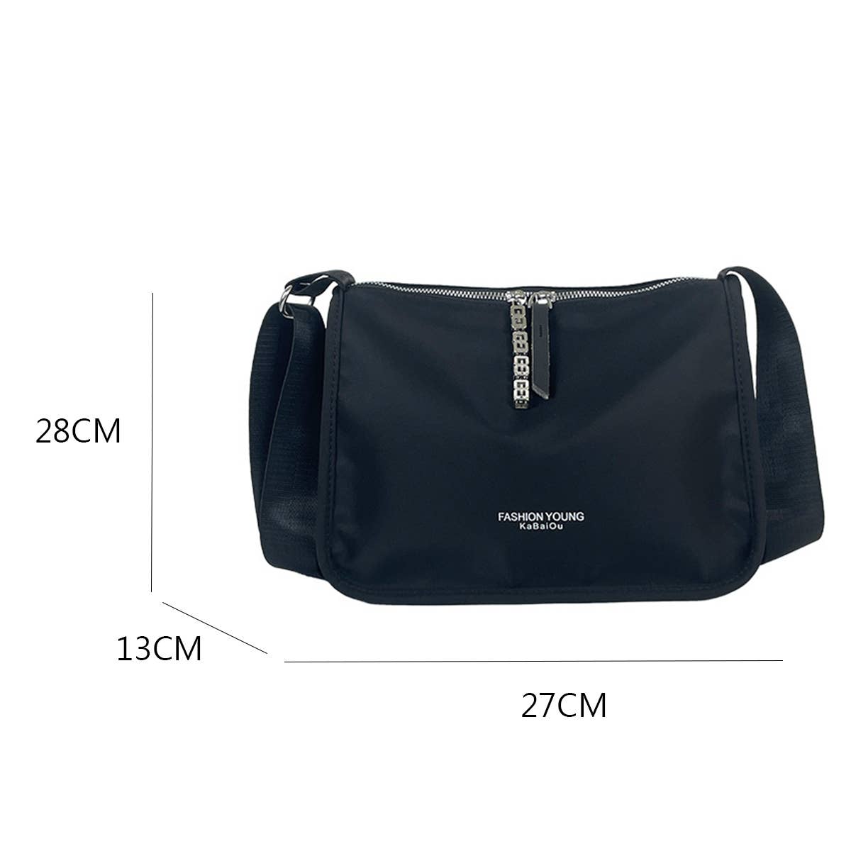 SIMPLE LARGE CAPACITY CASUAL SHOULDER BAG_CWAB1549