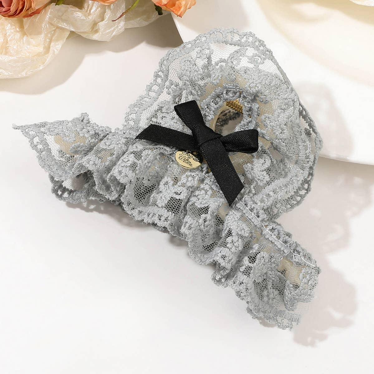 2024 NEW SIMPLE LACE BOW HAIRPIN_CWAHA1650