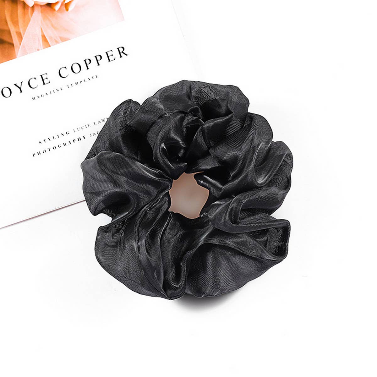 RETRO SIMPLE MESH HAIR ROPE_CWAHA0872