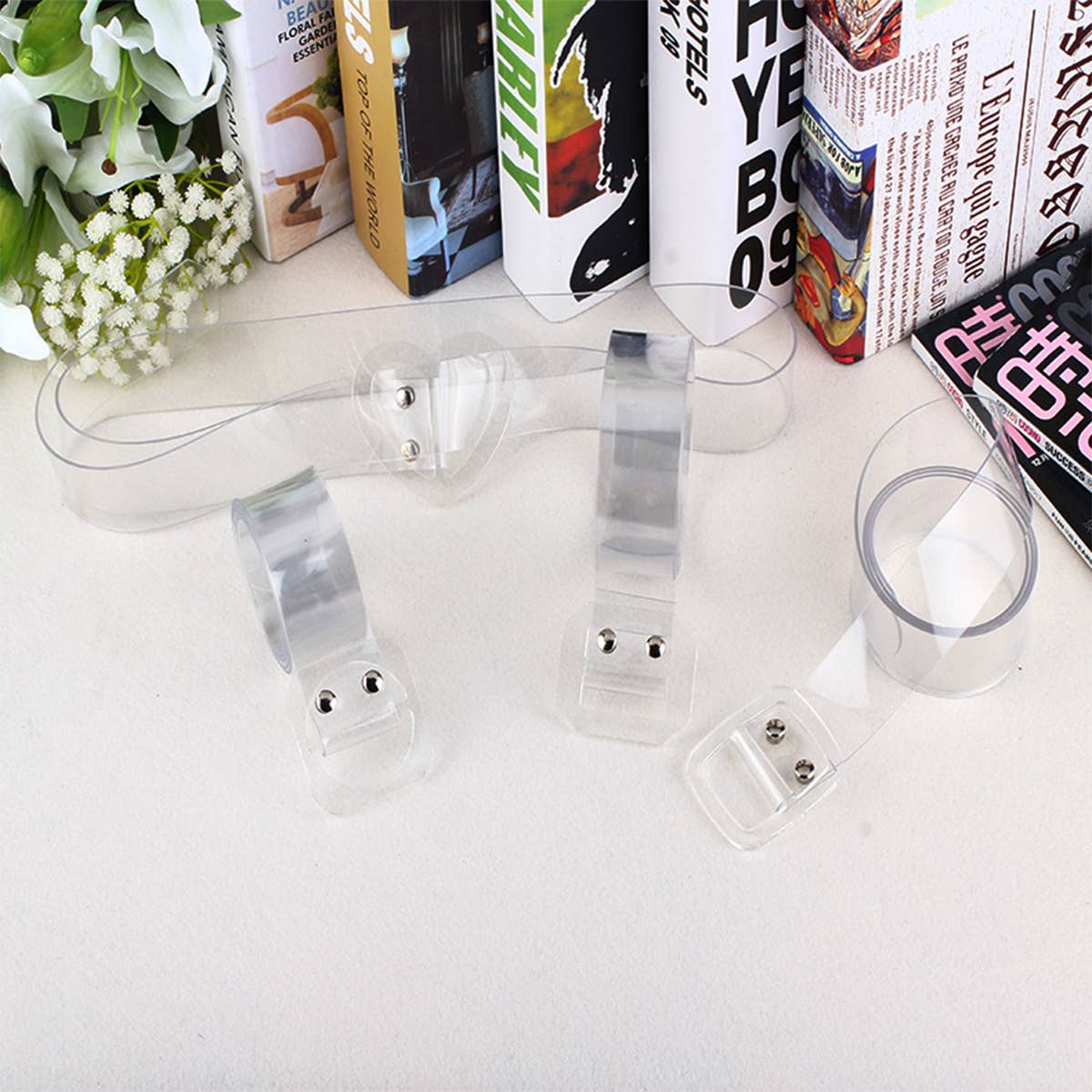 CWABE0961_FASHIONABLE AND VERSATILE TRANSPARENT BELT