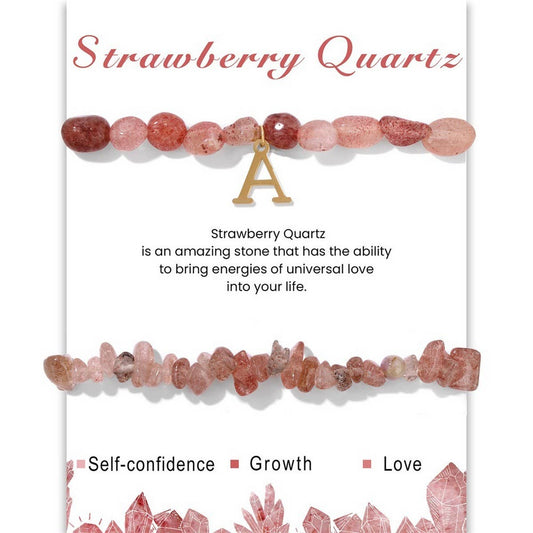 26 LETTERS IRREGULAR PENDANT BRACELET_CWAJE2105