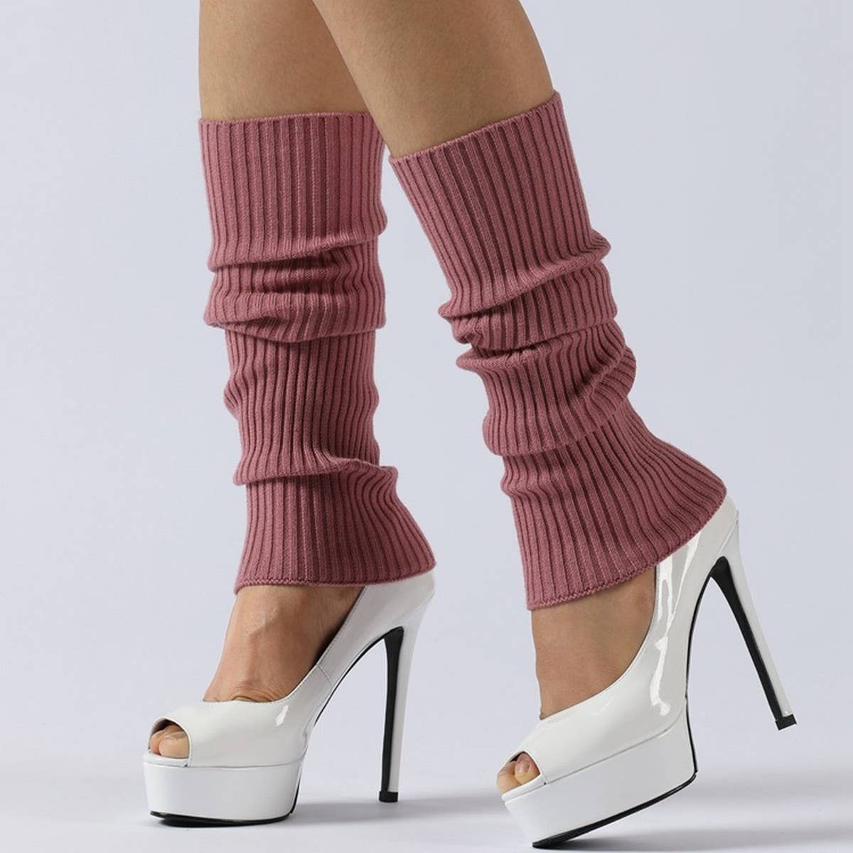 WARM BALLET LEGGINGS HIGH ELASTIC STACKED SOCKS