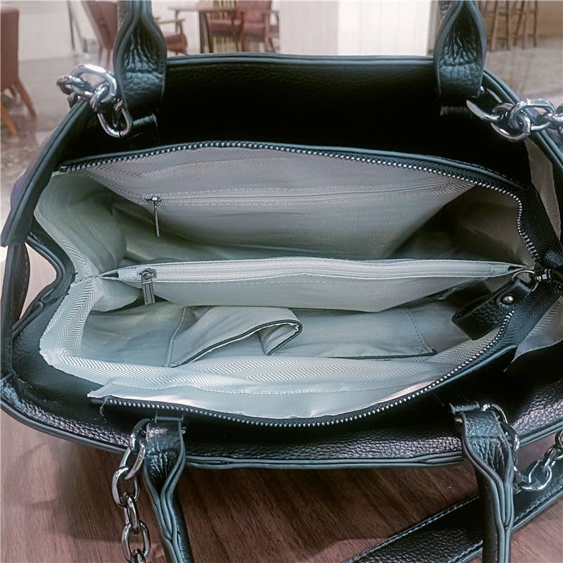 Large-capacity personalized single-shoulder bag