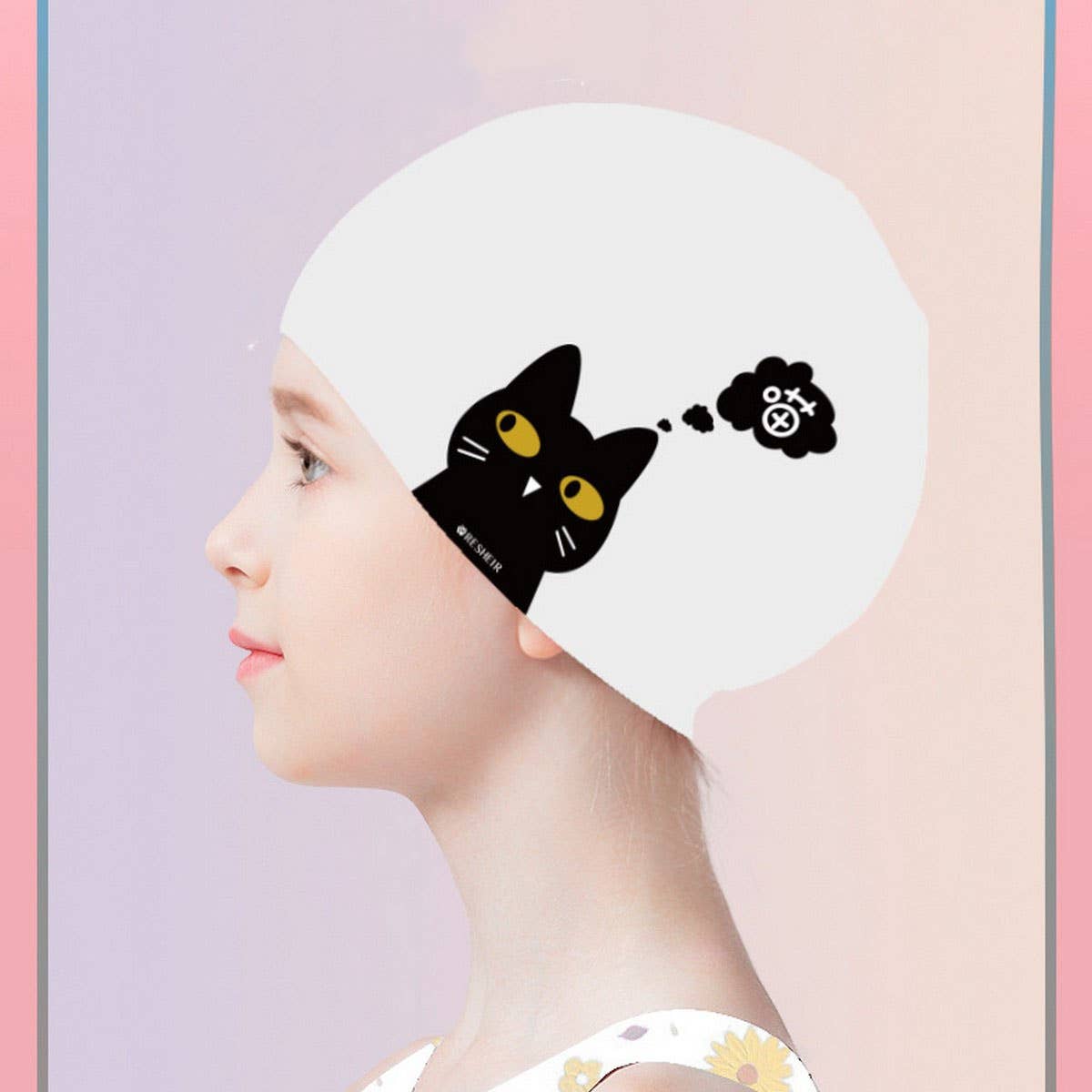 Kids' XL Silicone Swim Cap ?  Ear Protection