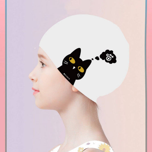 Kids' XL Silicone Swim Cap ?  Ear Protection