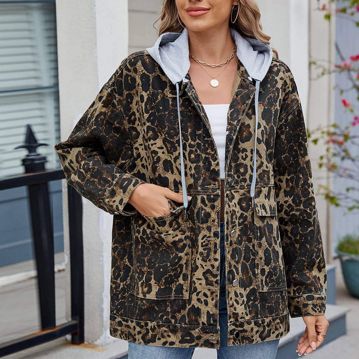 Classic Retro Slimming Denim Coat ? Casual Fit