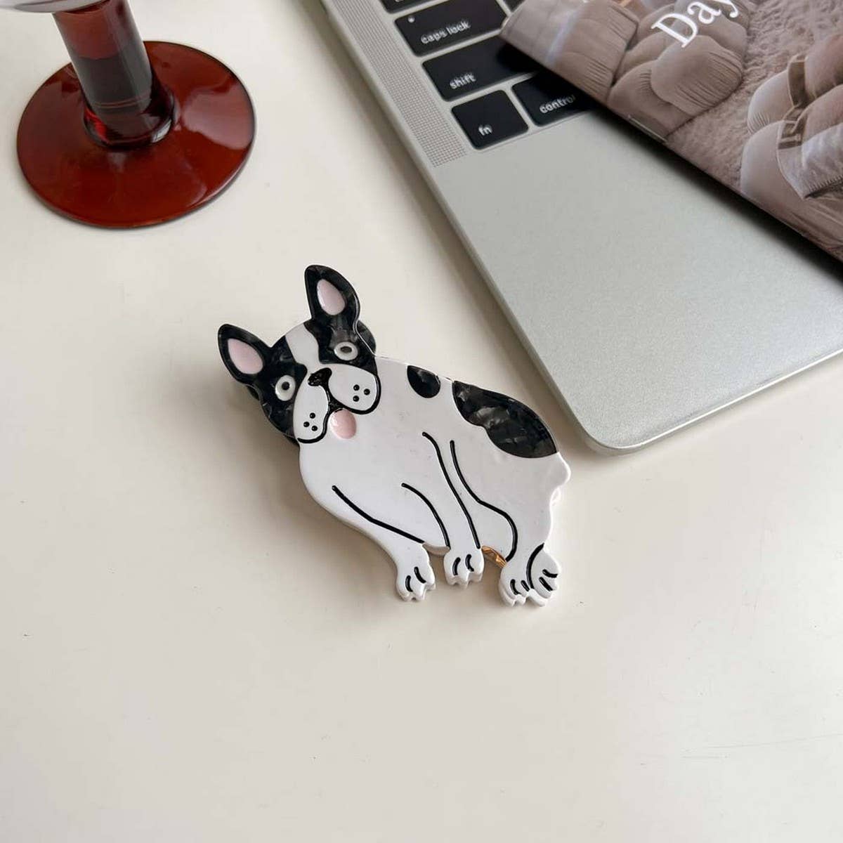 Cartoon Dog Acetate Hair Claw Clip for Girls_CWAHA5780