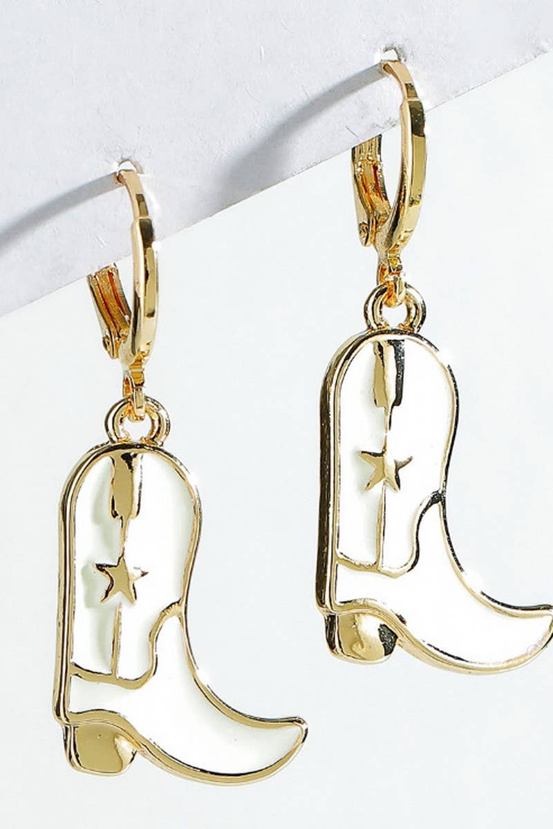 CWAJE1213_COW BOY PINK EARRING(ELLA)