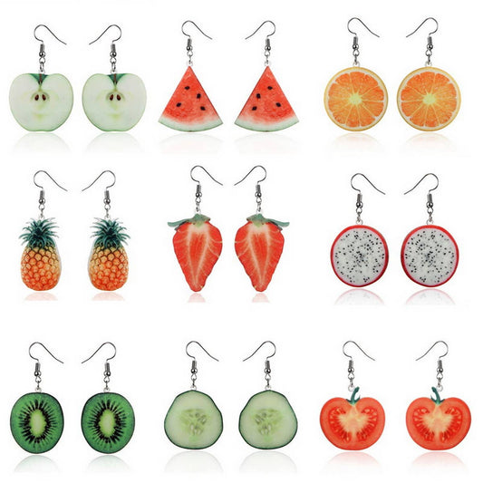 2024 NEW FRUIT CREATIVE PINEAPPLE EARRINGS_CWAJE2427