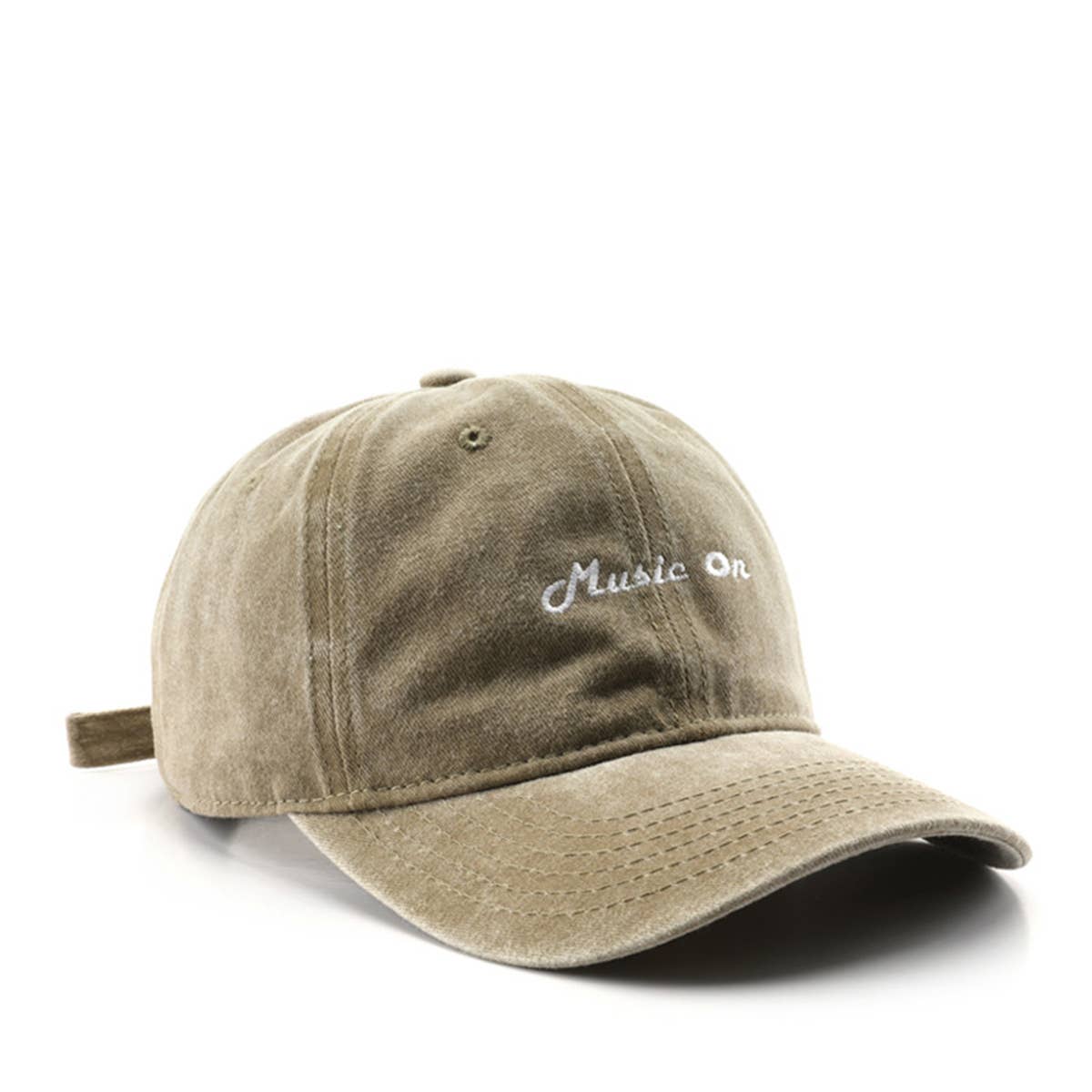 Vintage Washed Letter Embroidered Baseball Cap_CWAH1291