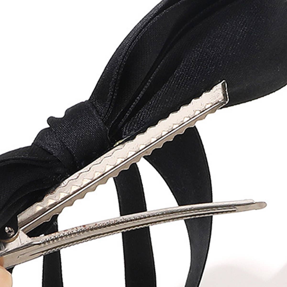 SIMPLE BOW RIBBON HAIRPIN_CWAHA0926