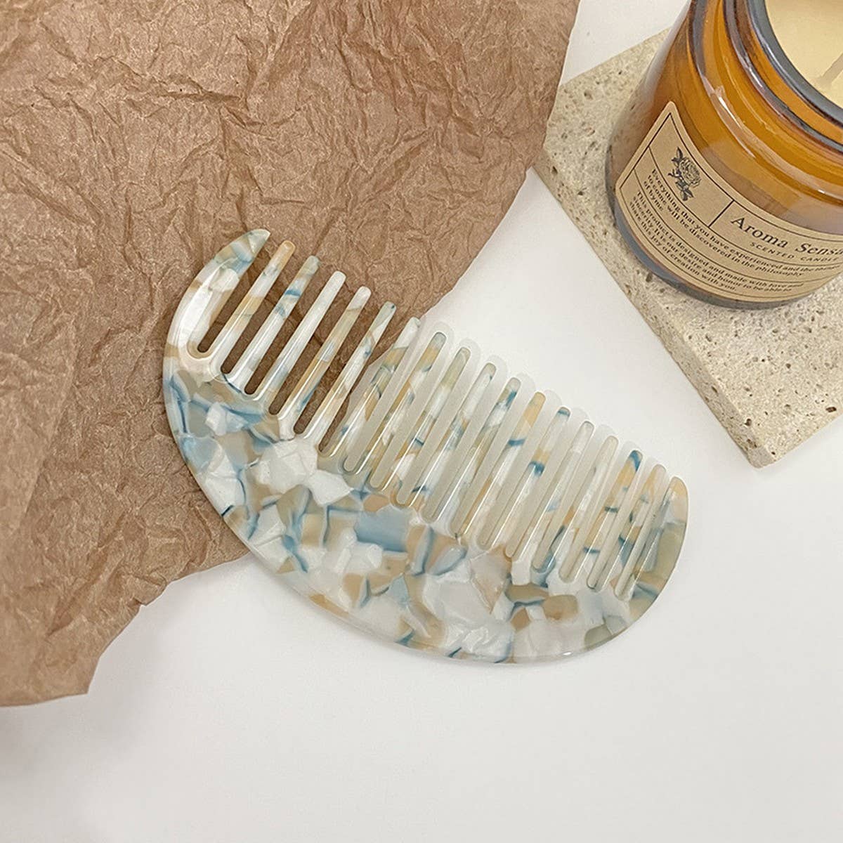 Acetate Hair Comb Forest Style Hair Accessory_CWMM6446