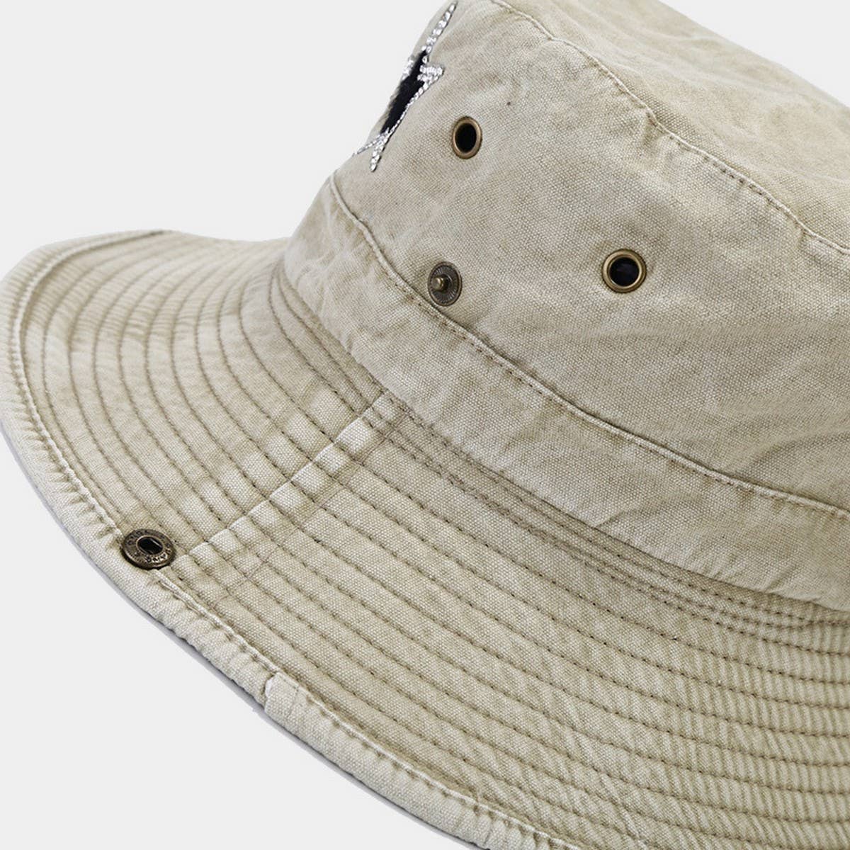 Women??¢s Star Rhinestone Wide Brim Sun Hat_CWAH3807