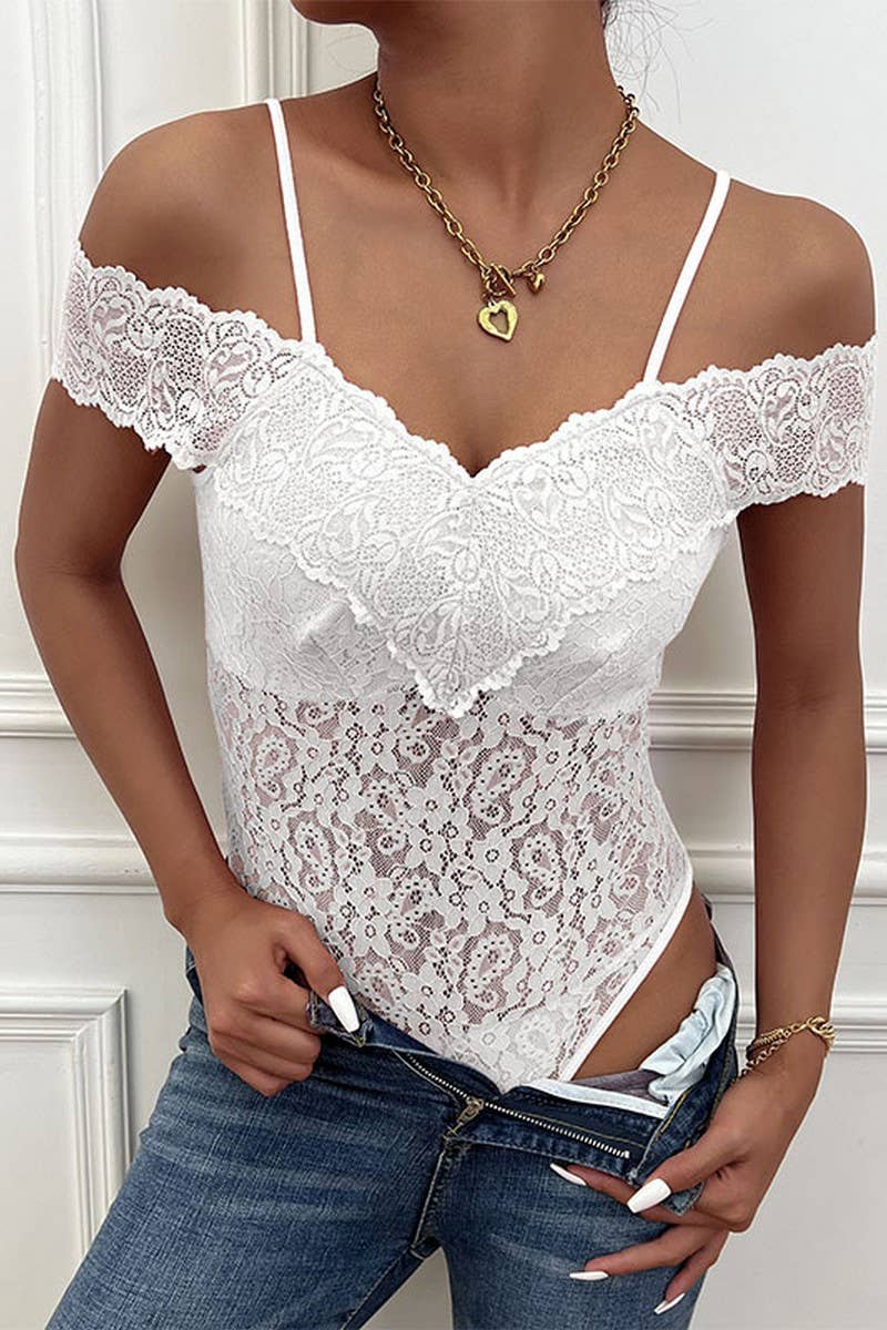 SUSPENDERS SOLID COLOR ONE LINE SHOULDER JUMPSUIT_CWSJS0377