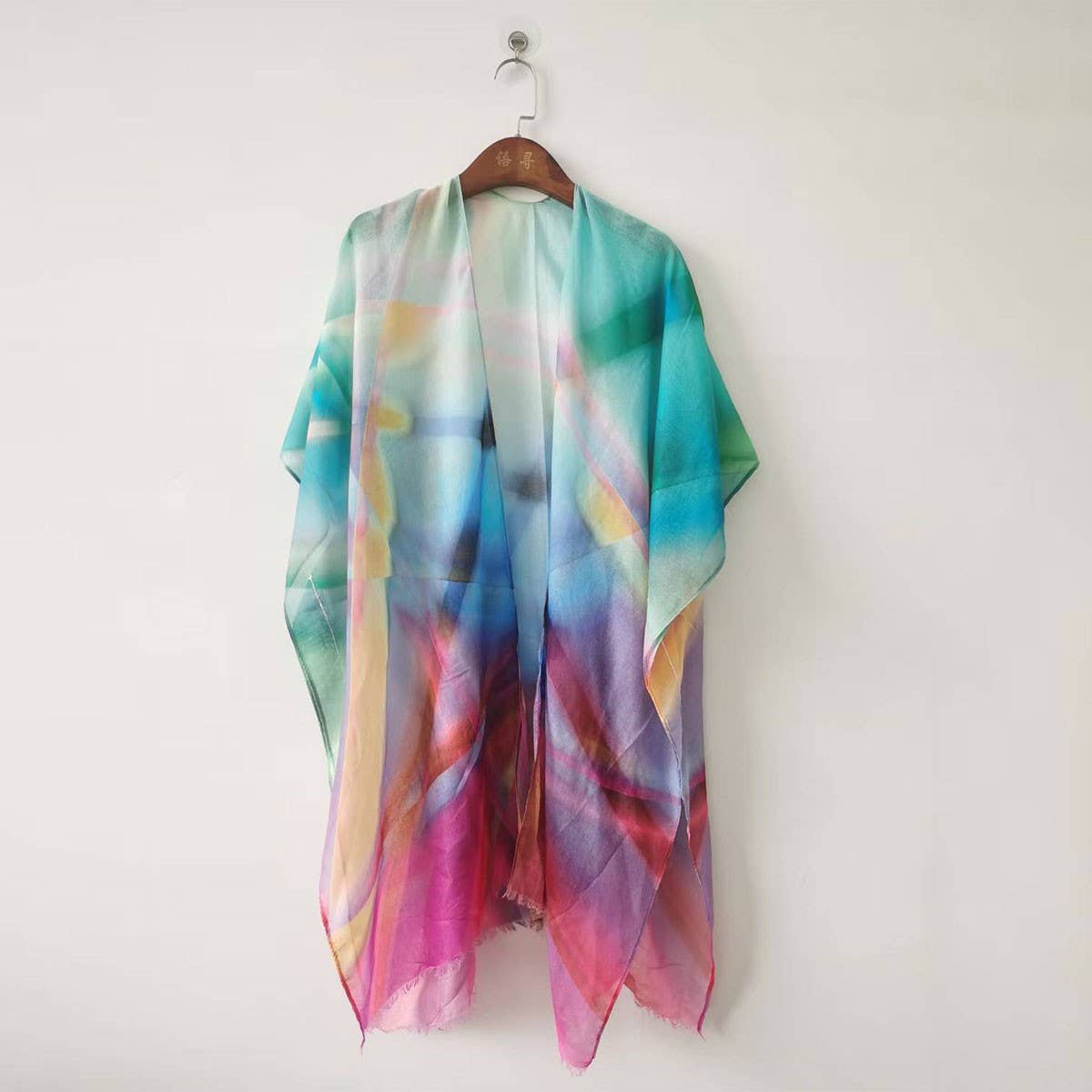 Floral Print Beach Cover-Up Bikini Cardigan