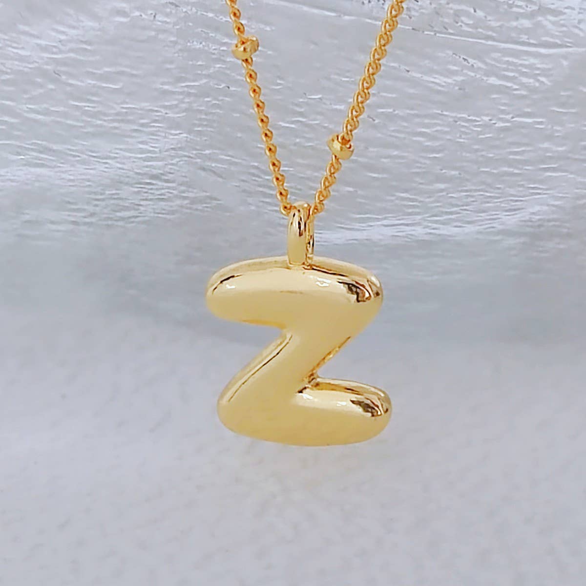 18K Gold 26 Letters Cute Hip Hop Pendant Necklace_CWMM5871