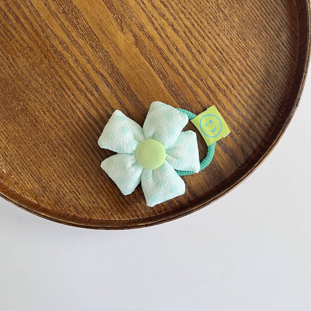 CHILDREN'S MACARON FLOWER HAIR TIE