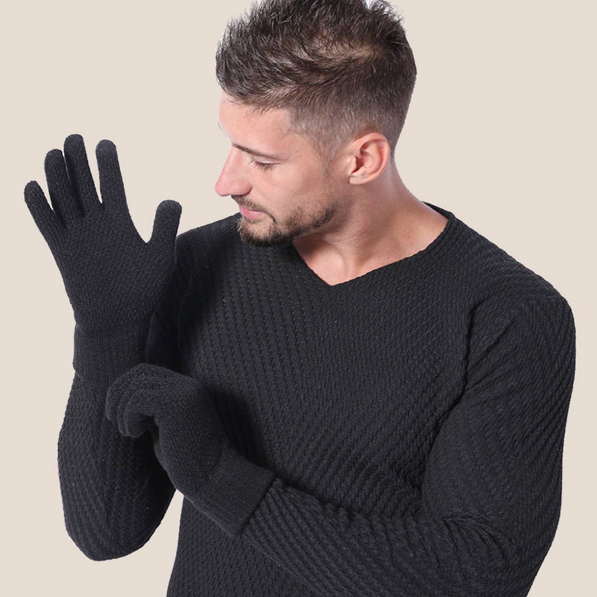 NEW MEN'S COLD-PROOF KNITTED TOUCHSCREEN GLOVES_CWAG0395