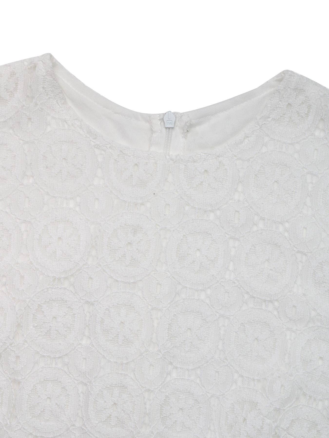 Elegant lace figure-hugging fishtail dress