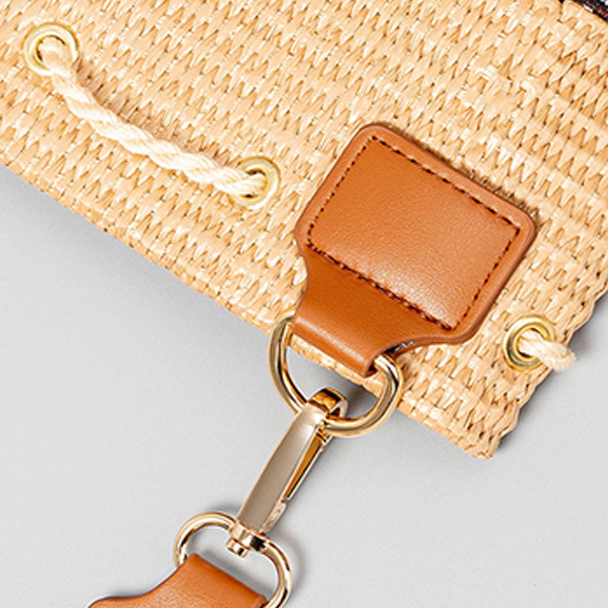 WOMEN EXQUISITE ONE-SHOULDER STRAW BAG_CWAB1994