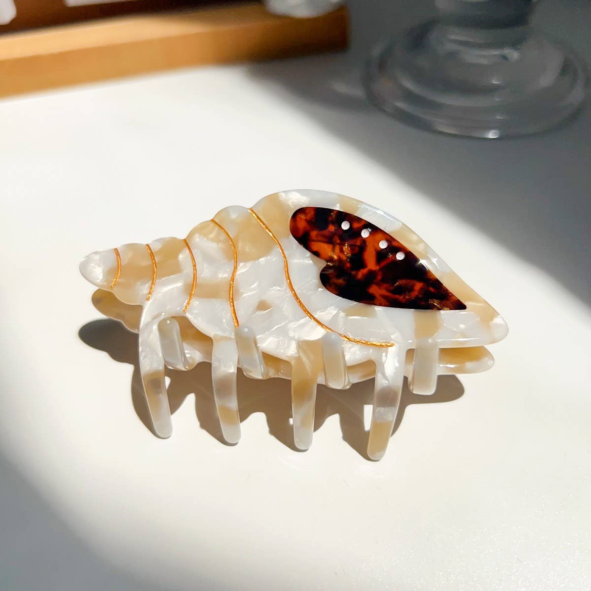 SMALL FRESH CONCH PERSONALITY FUN CUTE HAIRPIN_CWAHA1502