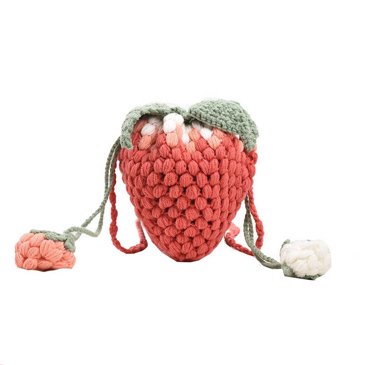 CUTE NEW CROCHET STRAWBERRY BAG_CWAB2399